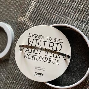 Here’s to the Weird and the Wonderful Silver Bracelet NEW